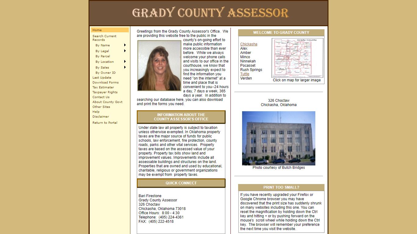 COUNTY ASSESSOR'S HOME